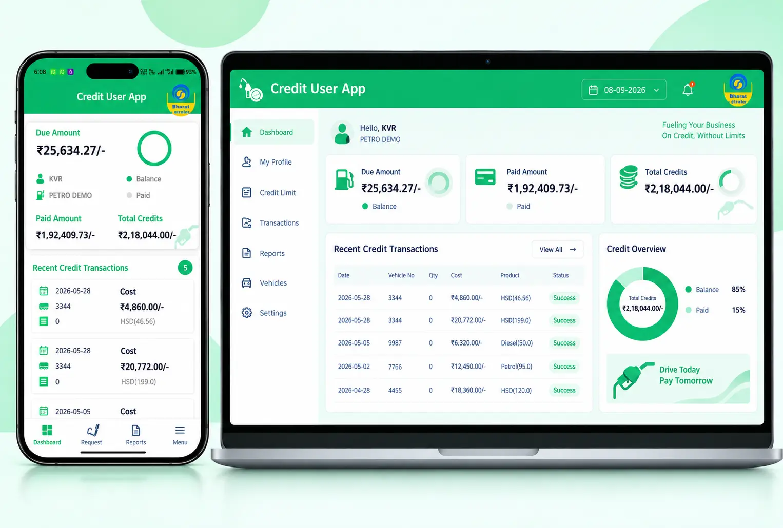 Credit Customer App
